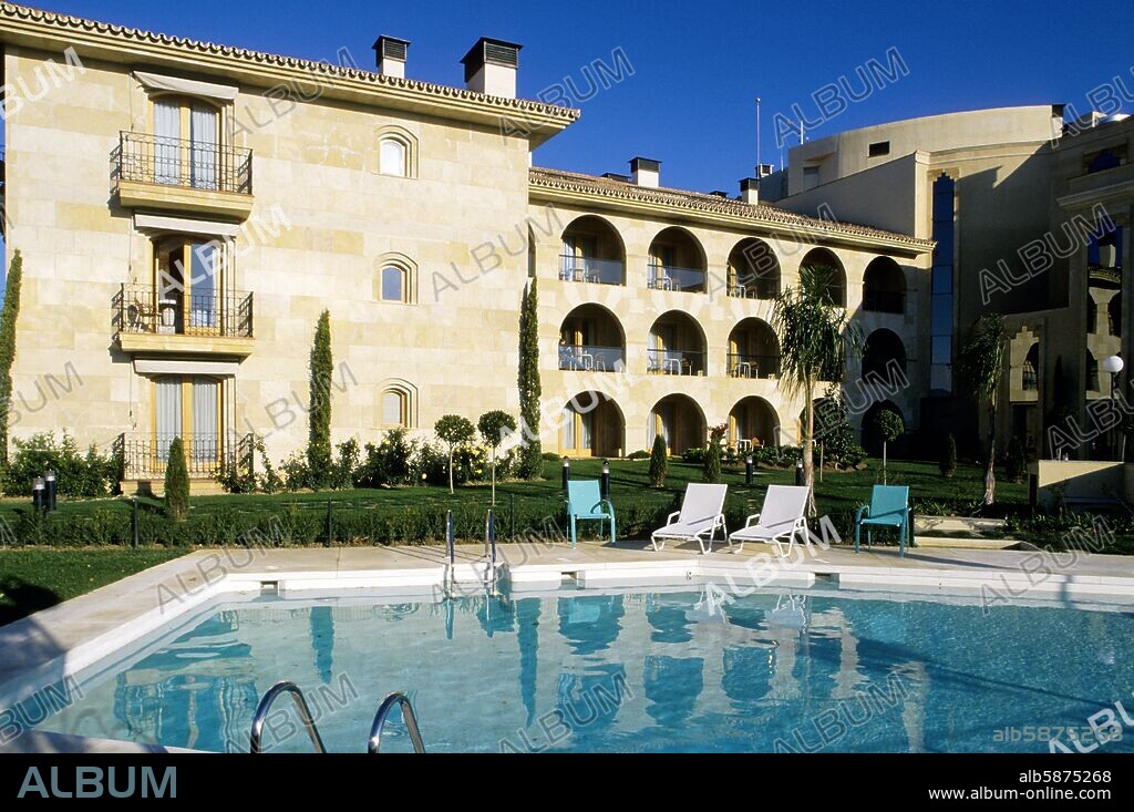 Ronda, Parador Nacional de Turismo, piscina.