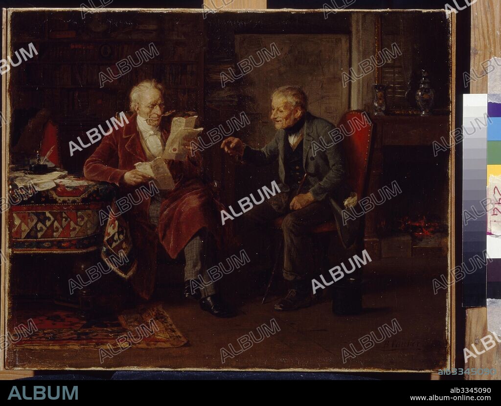 VAUTIER, MARC LOUIS BENJAMIN, THE ELDER. At the Lawyer's Office.