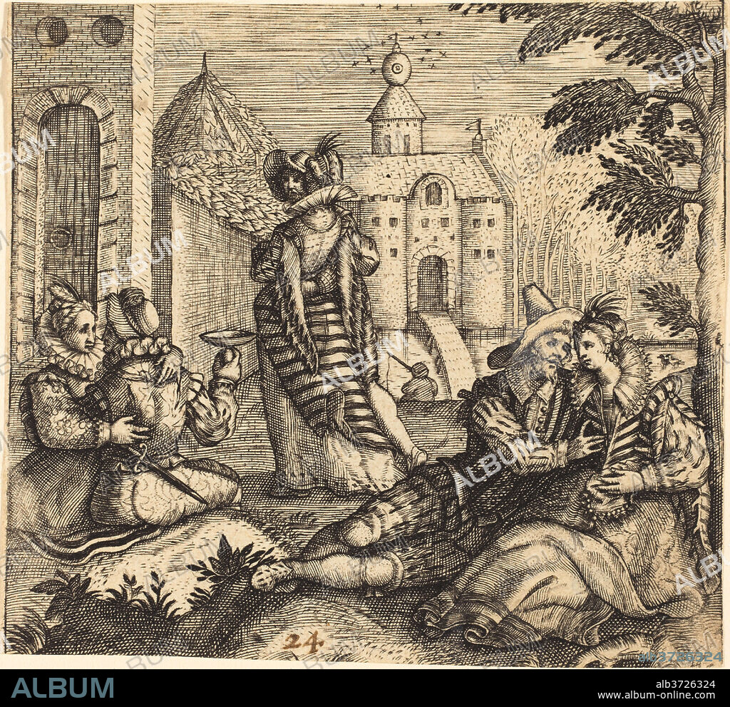 ANDREAS BRETSCHNEIDER III. Exempel und Lehr Jetziger Welt Lauf. Dated: published 1622. Medium: etching.