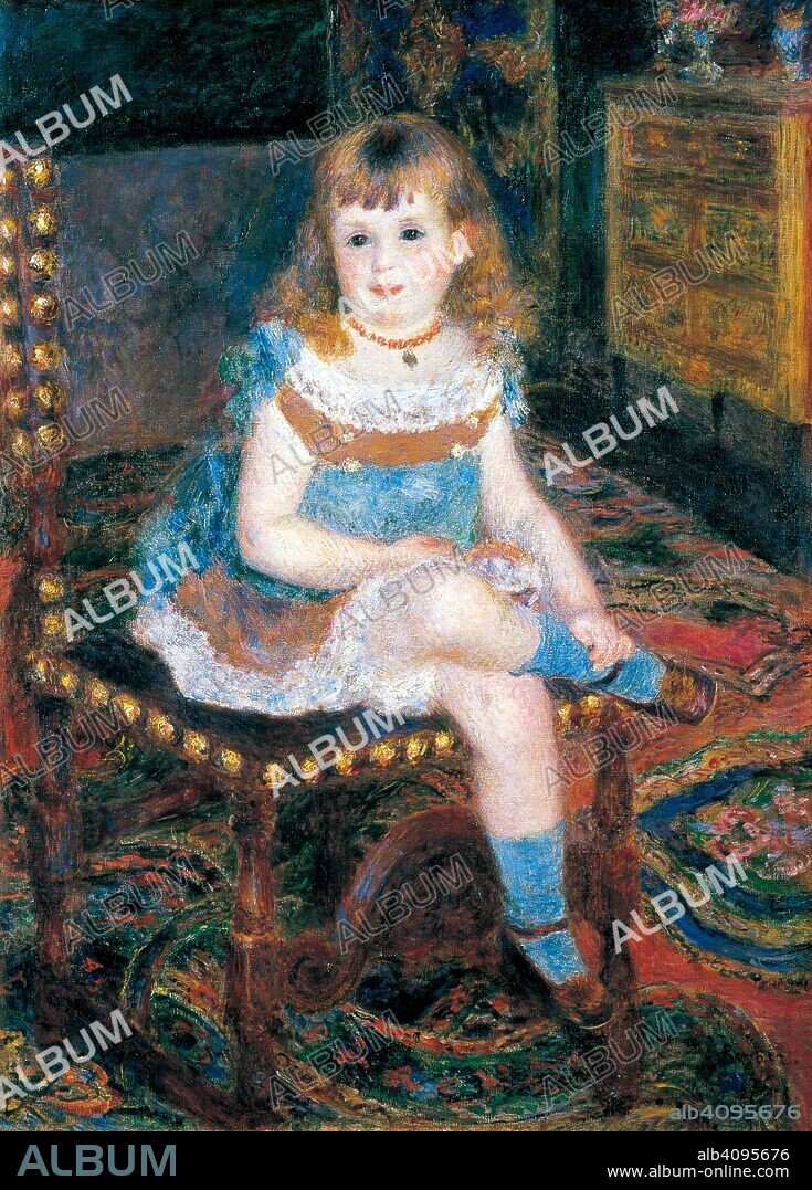 PIERRE-AUGUSTE RENOIR. Mademoiselle Georgette Charpentier.