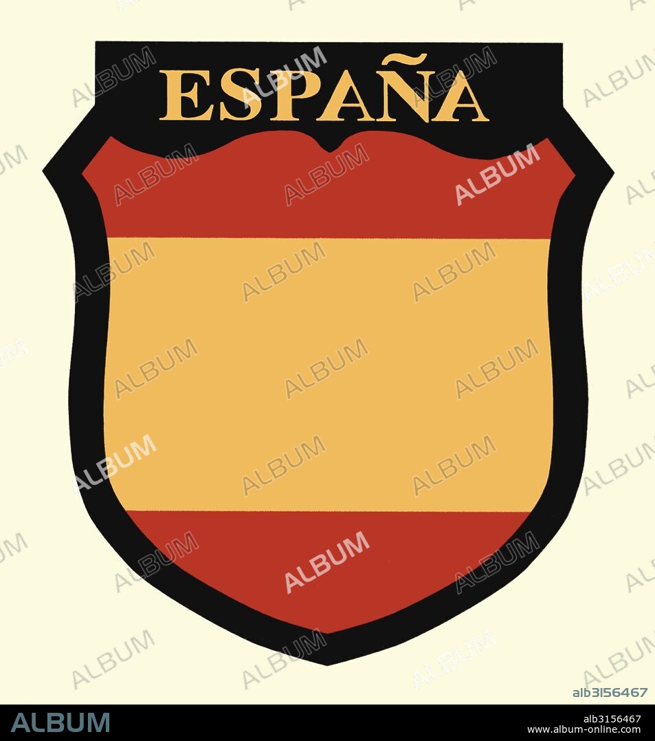 España. Emblema de la División Azul. Año 1944.