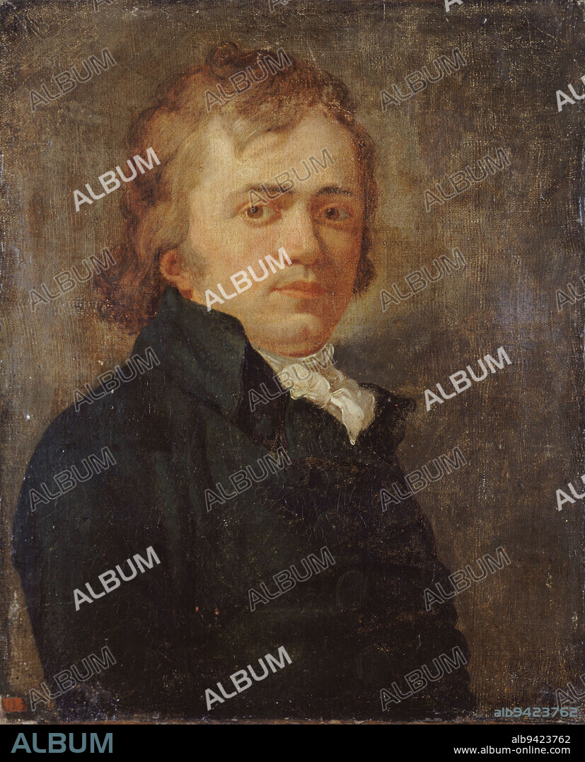 Portrait of Marie-Joseph Chénier (1764-1811), Politician and Playwright, French School, Painter, David, Jacques-Louis, Circa 1795, 18th Century, Painting, Tableau.