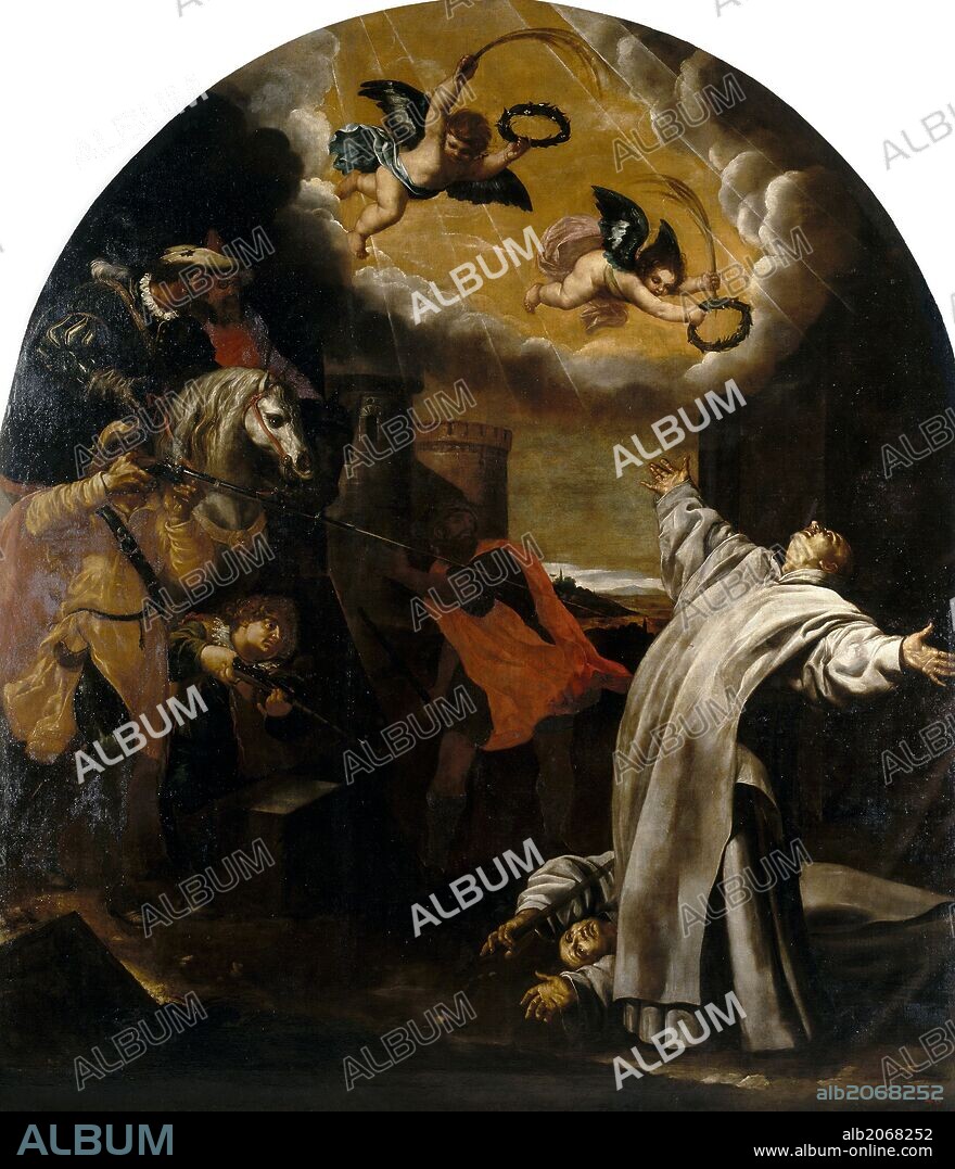 VINCENZO CARDUCCI. Vicente Carducho / 'El martirio de Roermond de Vinzenz Herck y Jan van Loewen', 1632, Spanish School, Canvas, 337,5 cm x 298 cm, P02956.