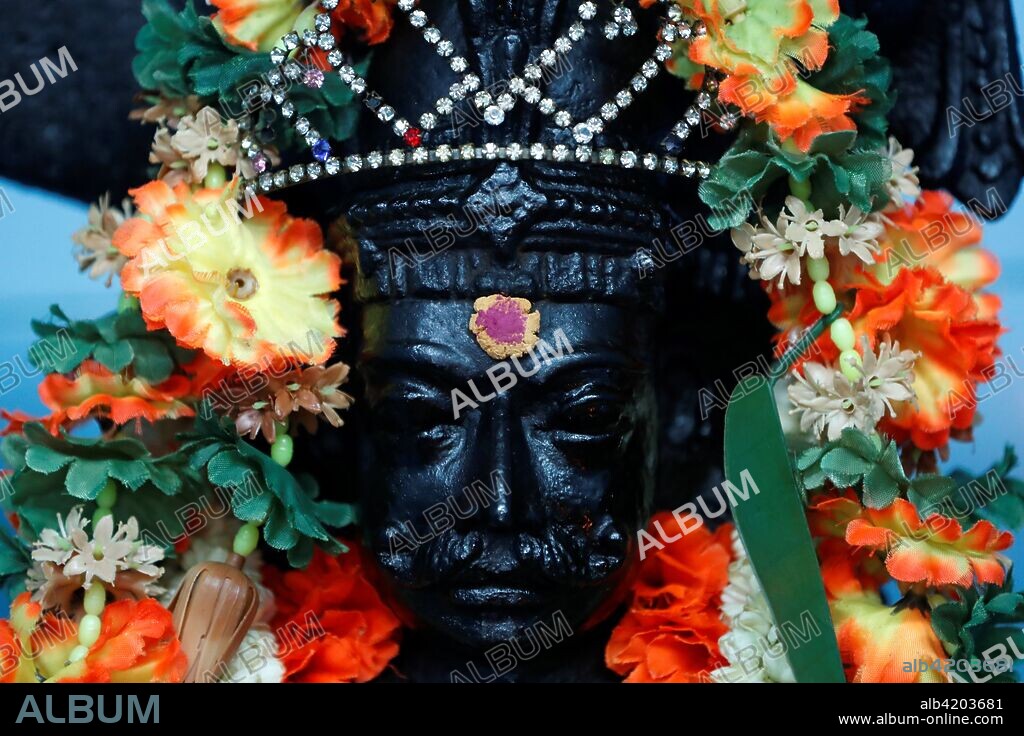 Mariamman Hindu Temple. Goddess Periyachi Amman. Ho Chi Minh City. Vietnam.