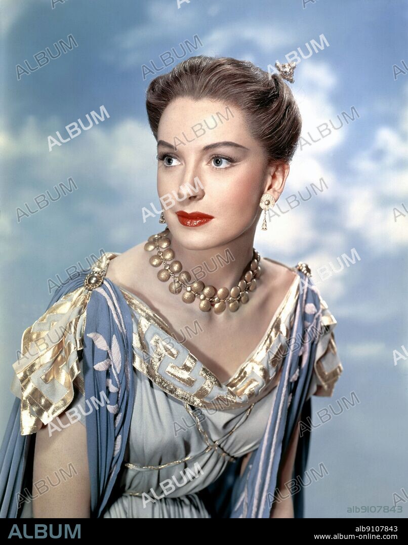 DEBORAH KERR in QUO VADIS, 1951, directed by MERVYN LEROY. Copyright M.G.M.