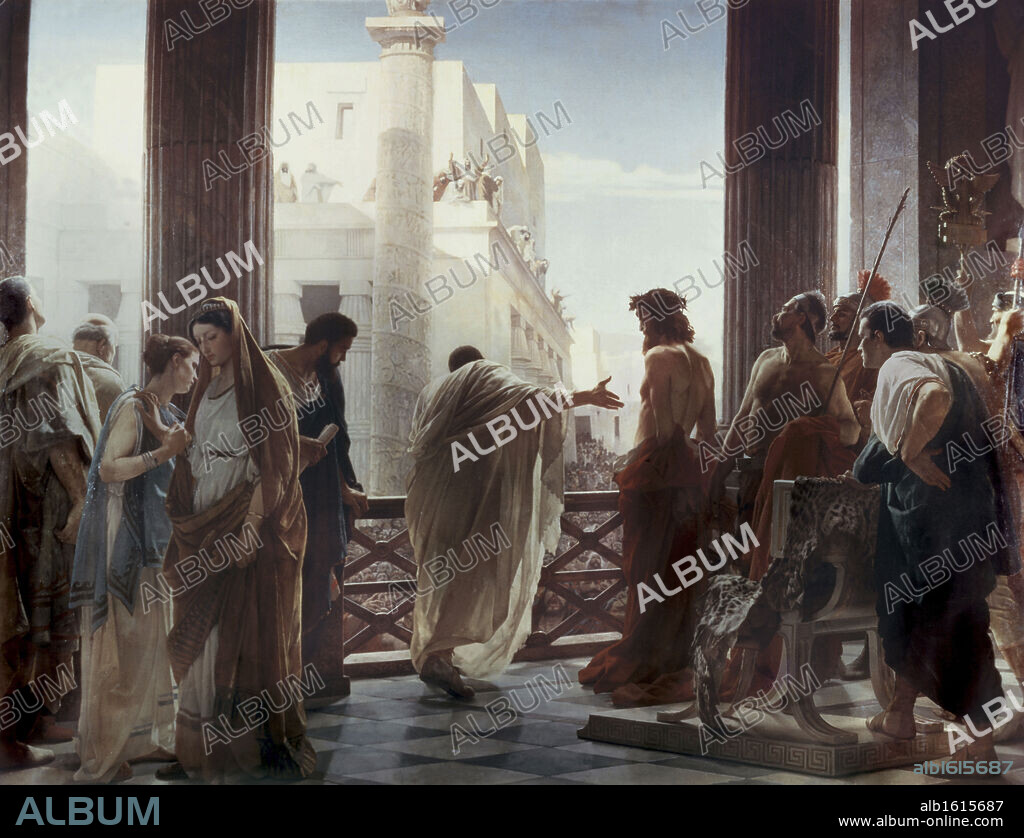 Ecce Homo  Antonio Ciseri (1821-1891/Italian)  Palazzo Pitti, Florence, Italy.