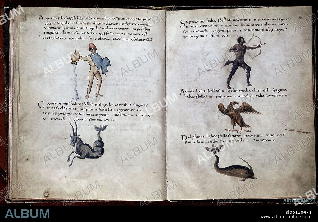 CODICE DE METZ - TRATADO DE COMPUTOS Y ASTRONOMIA -MS 568 - ESCRITURA CAROLINGIA - S IX.