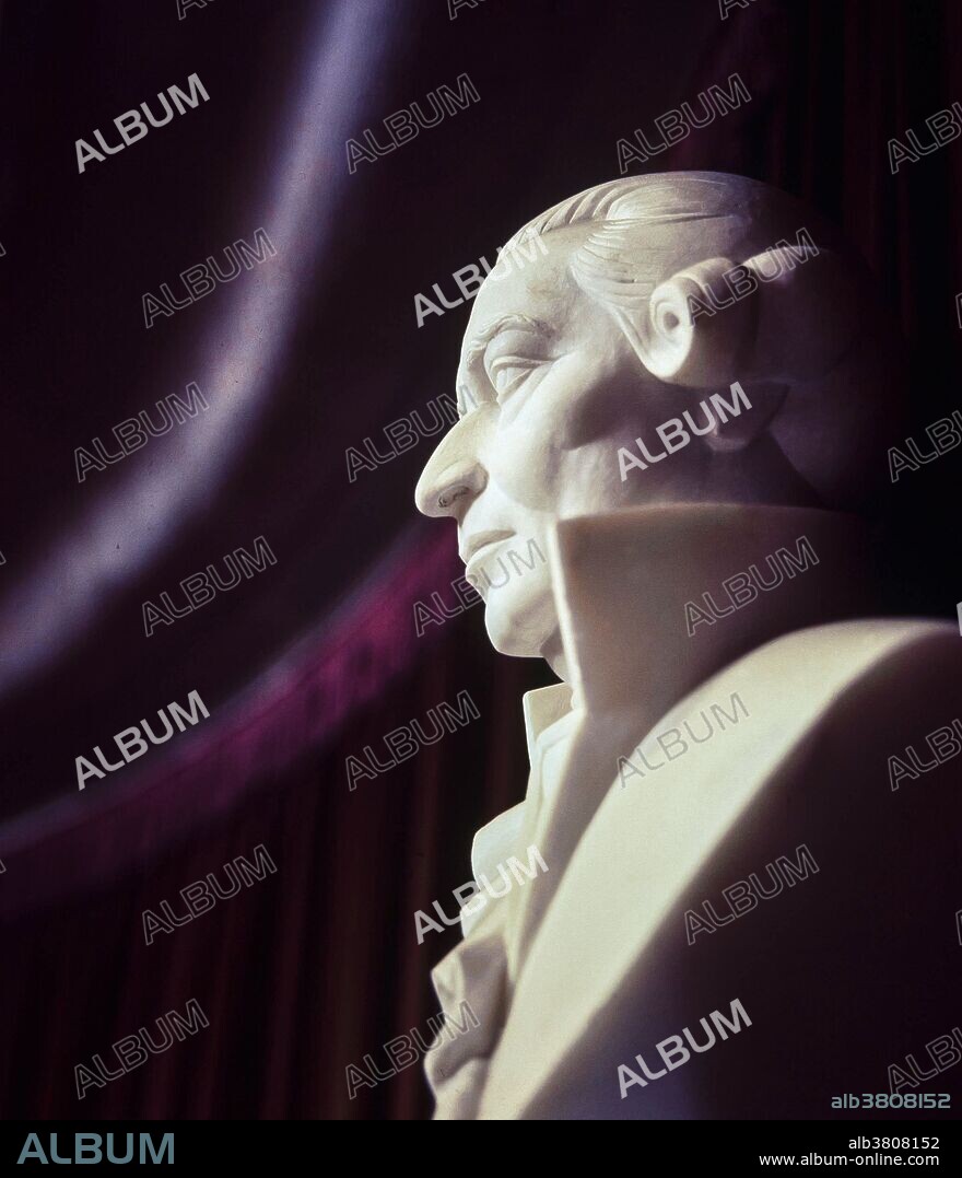 Busto de Gimbernat, siglo XVIII-XIX, Real Academia de la medicina, Barcelona, España.