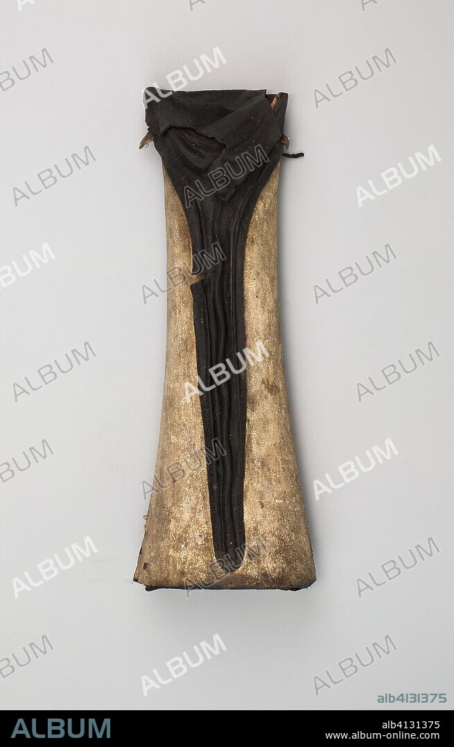 Quiver for Crossbow Bolts. German. Date: 1460-1520. Dimensions: L. 40.6 cm (16 in.). Wood, leather, and boar skin. Origin: Europe, ancient.