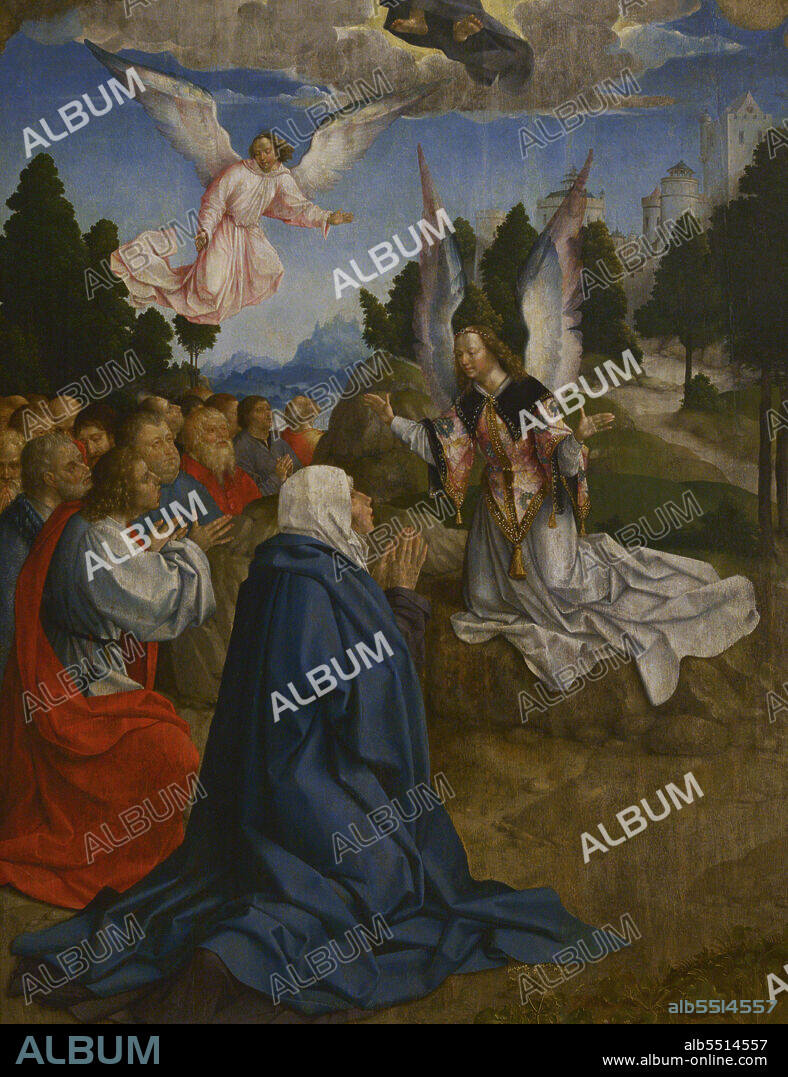 FREI CARLOS. PORTUGUESE RENAISSANCE PAINTER. ACTIVE FROM 1517 TO 1540.. Frei Carlos. Portuguese Renaissance painter, active from 1517 to 1540. The Ascension, 1520-1530. National Museum of Ancient Art. Lisbon, Portugal.