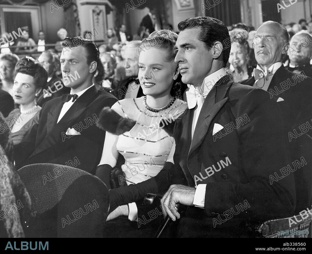 ALEXIS SMITH y CARY GRANT en NOCHE Y DÍA, 1946 (NIGHT AND DAY), dirigida por MICHAEL CURTIZ. Copyright WARNER BROTHERS.