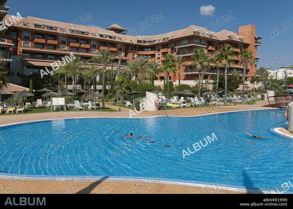 Puerto Antilla Grand Hotel, Lepe, Huelva province, Region of Andalusia, Spain, Europe.