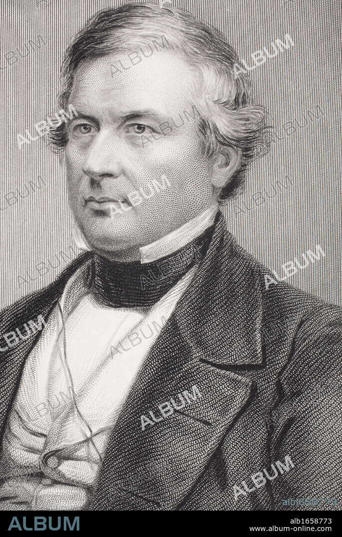 Millard Fillmore 1800 - 1874. 13th president of the United States 1850 - 53. From the book Gallery of Historical Portraits published c.1880.
