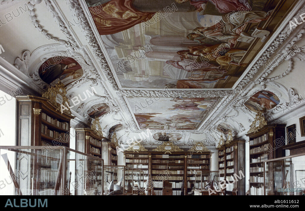 Austria, Stift Kremsmunster, (Benedictine Abbey), Library of Musical Instruments, Museum Interiors.
