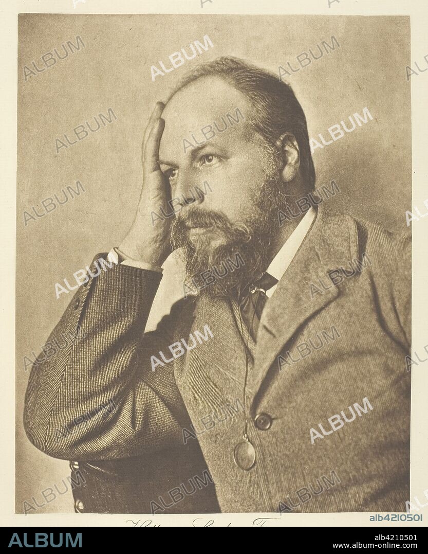 Hallam, Lord Tennyson. Henry Herschel Hay Cameron; English, 1852-1911. Date: 1888-1898. Dimensions: 24.2 × 19.2 cm (image); 45.1 × 37 cm (album page). Photogravure, plate 12 from the album "Lord Tennyson and his Friends" (1893), edition 138/140. Origin: England.