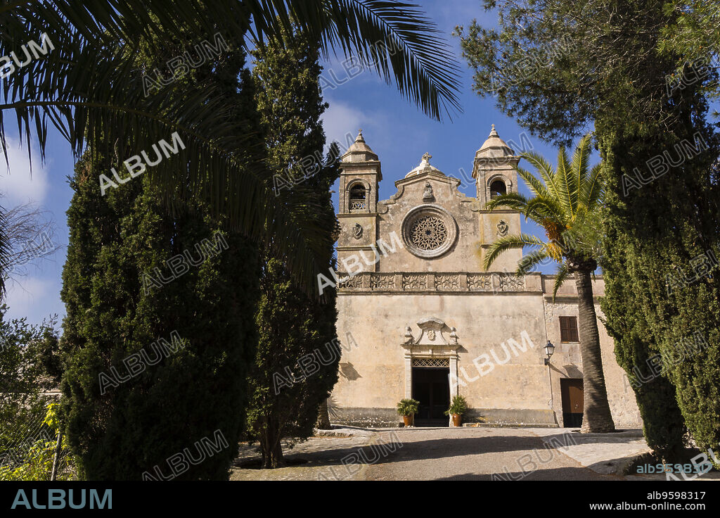 Ermita de Bonany,siglo XVII, Petra, Mallorca, balearic islands, spain, europe.