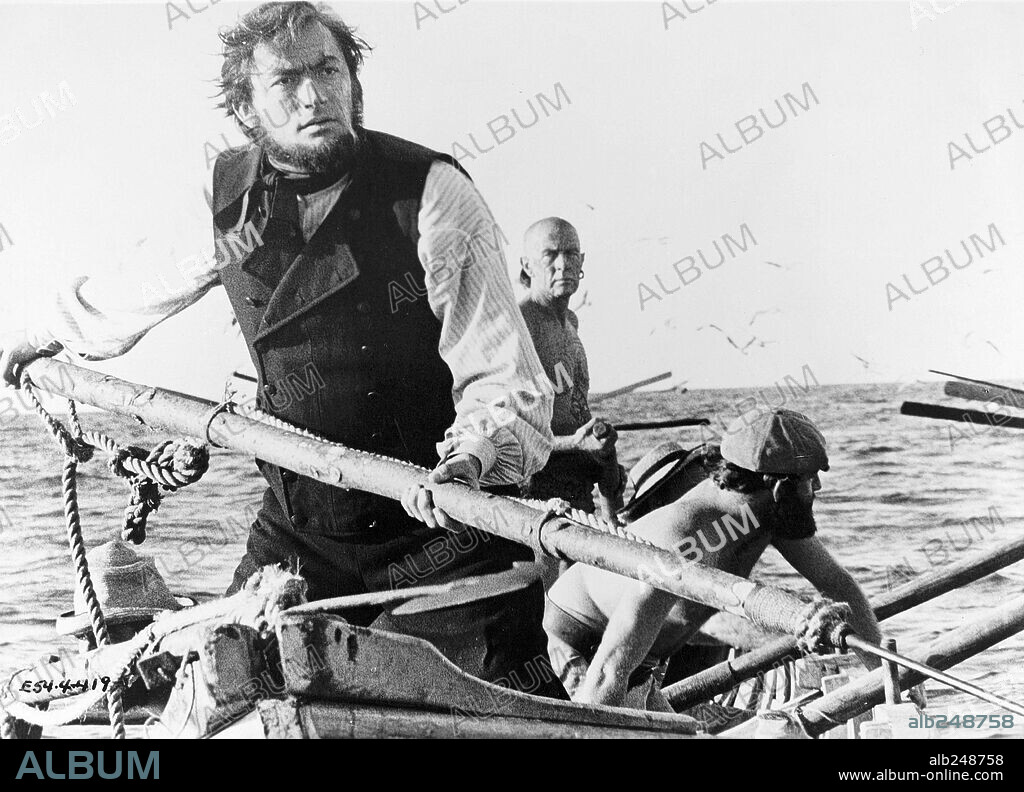 GREGORY PECK in MOBY DICK, 1956, unter der Regie von JOHN HUSTON. Copyright WARNER BROTHERS.