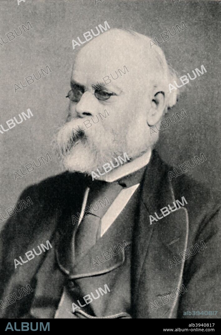 'Samuel Plimsoll, M.P.', c1890, (1904). Samuel Plimsoll (1824-1898) was an English politician and social reformer, now best remembered for having devised the Plimsoll line   From Social England, Volume VI, edited by H.D. Traill, D.C.L. and J. S. Mann, M.A. [Cassell and Company, Limited, London, Paris, New York & Melbourne, 1904].