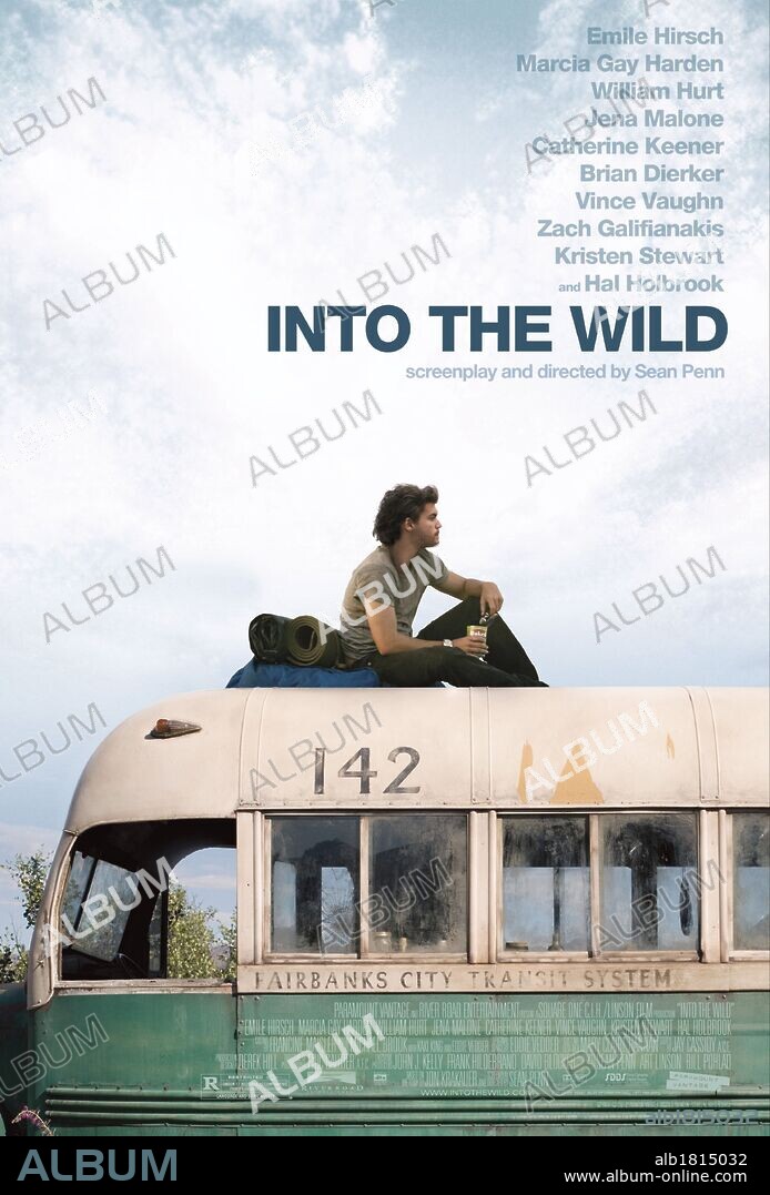 Affiche de INTO THE WILD, 2007, réalisé par SEAN PENN. Copyright PARAMOUNT VANTAGE/RIVER ROAD FILMS/ART LINSON PRODUCTIONS.
