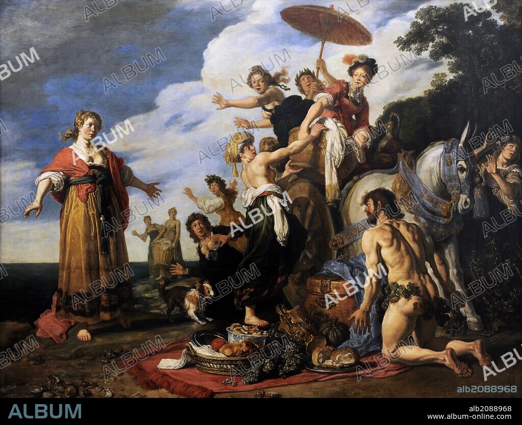 PIETER PIETERSZ LASTMAN. Pieter Lastman (1583-1633). Dutch painter. Ulysses before Nausicaa, 1619. Alte Pinakothek. Munich. Germany.