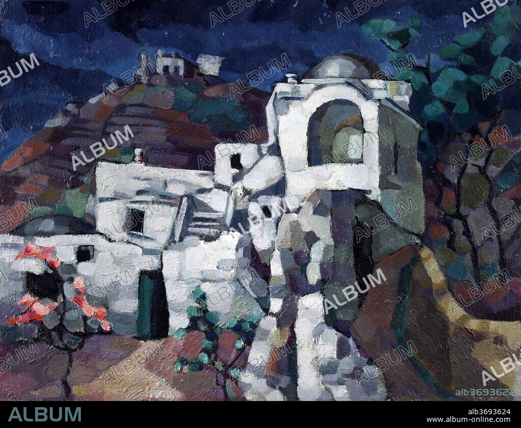 KONRAD VILHELM MäGI. Ruins in Capri.