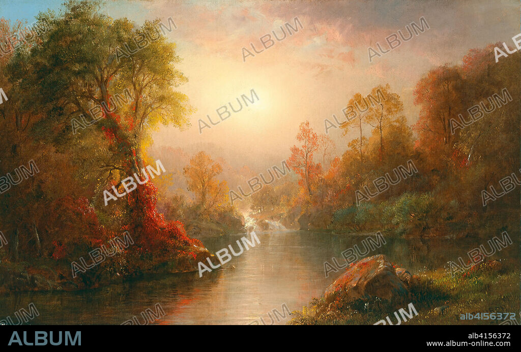 Frederic Edwin Church (Hartford, 1826-New York, 1900). Autumn (1875). Oil on canvas. 39.4 x 61 cm.