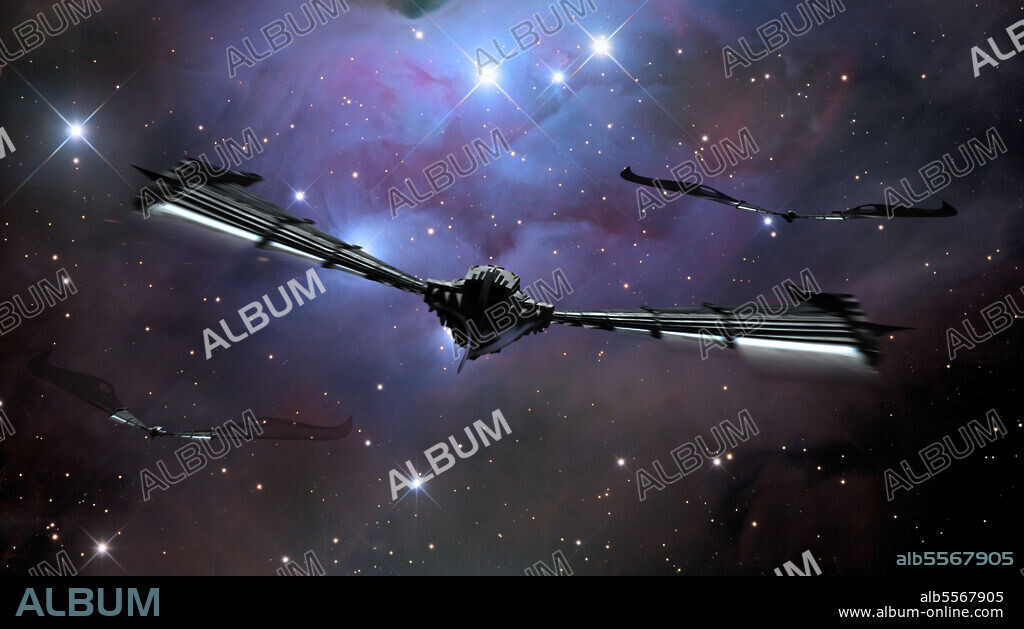 Xeelee nightfighters, inspired by the novels of Stephen Baxter.
