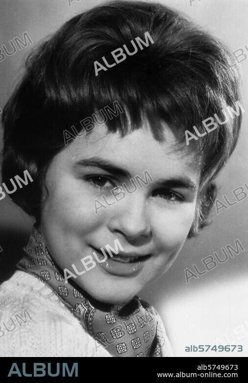 Froboess, Cornelia Schauspielerin, Sängerin, geb. Wriezen an der Oder 28.10.1943. Porträtaufnahme, undat. (um 1958 ?).