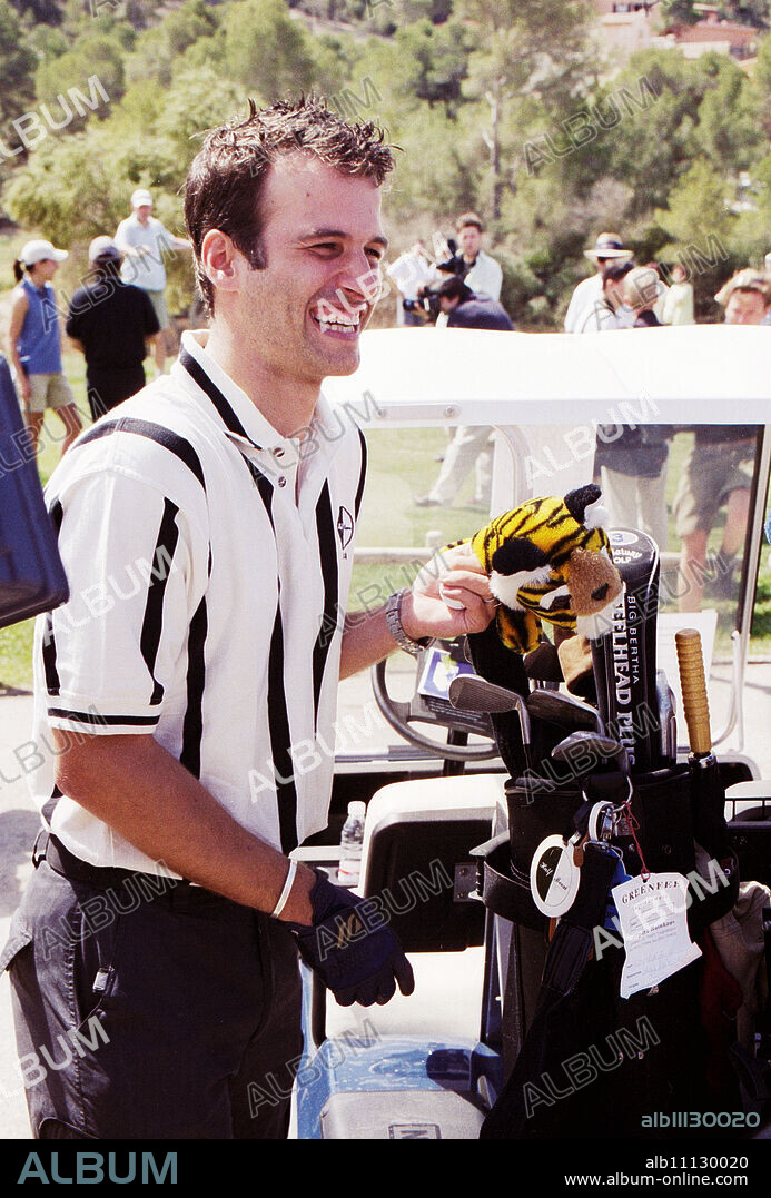 Presenter and professional golfer Holger Speckhahn at the Boris Becker Golf Trophy 2001 at the Dorint Royal Golf Resort & Spa Camp de Mar on Mallorca, Spain 2001. (original german headline: Boris Becker Golf Trophy 2001).