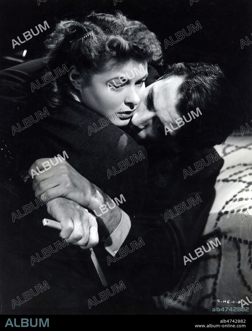 Photographie du film Spellbound (La maison du Dr Edward) realise en 1945 par Alfred HITCHCOCK (1899-1980) avec Ingrid BERGMAN (1915-1982 et Gregory PECK (1916-2003) . Credit : Avant-Demain/KHARBINE-TAPABOR.