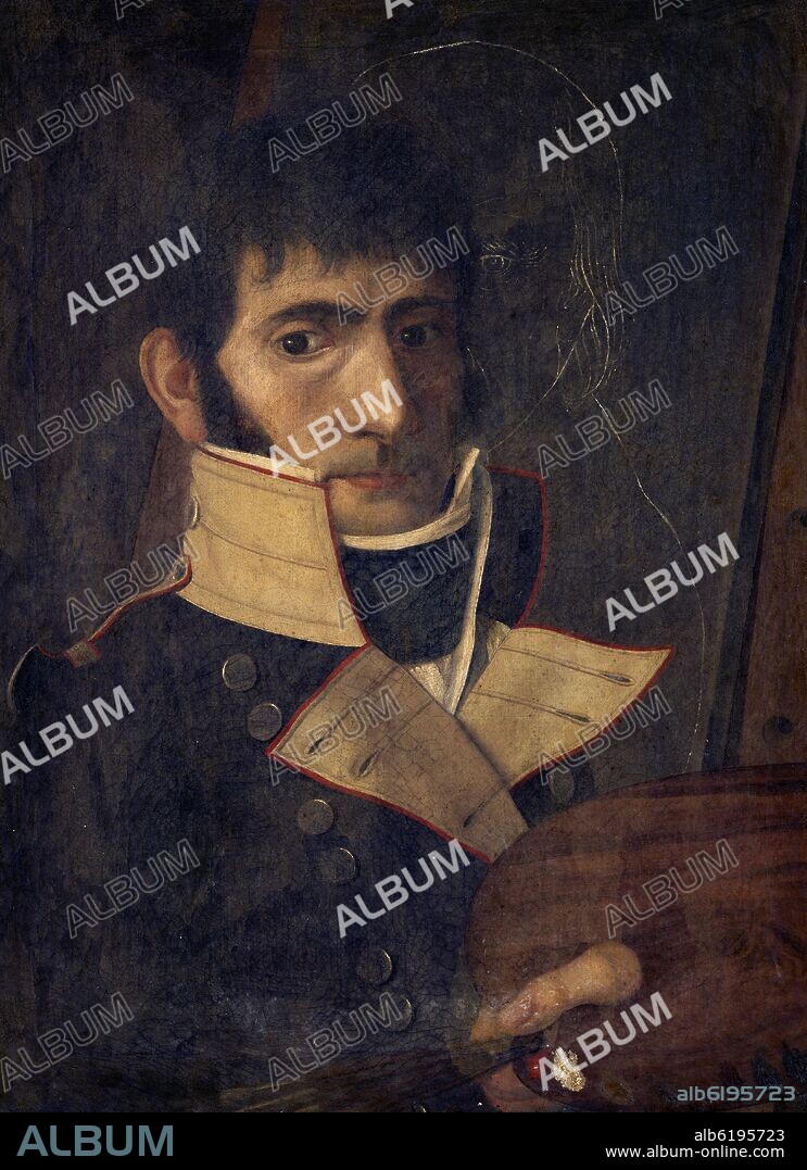 MANUEL MONTANO. AUTORRETRATO - SIGLO XIX - OLEO/LIENZO - 65x45 cm - NEOCLASICISMO ESPAÑOL.
