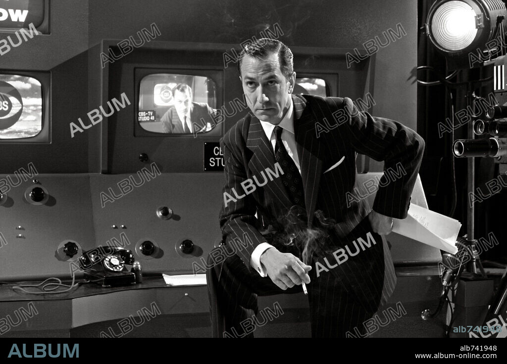 DAVID STRATHAIRN in GOOD NIGHT, AND GOOD LUCK, 2005, directed by GEORGE CLOONEY. Copyright WARNER INDEPENDENT PICTURES / GORDON, MELINDA SUE.