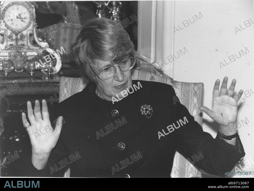 January 1995. An image of scientist Bridget Ogilvie.