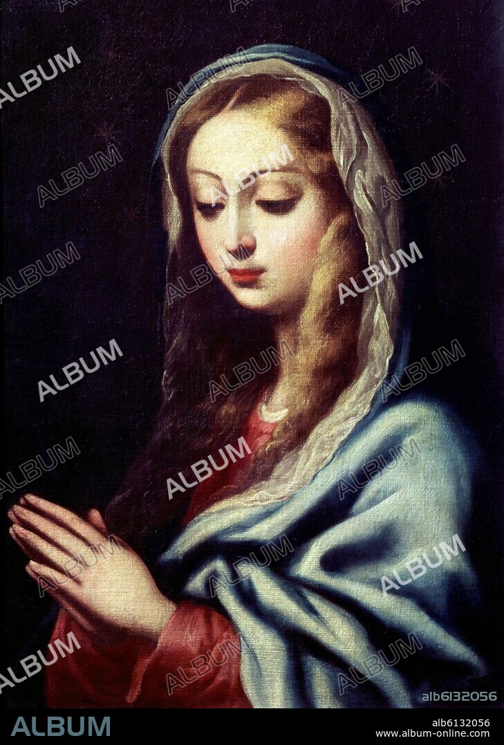 PEDRO ATANASIO BOCANEGRA (1638/1689). LA VIRGEN MARIA - SIGLO XVII - OLEO/LIENZO - 67 x 48 cm - NP 2797 - BARROCO ESPAÑOL.