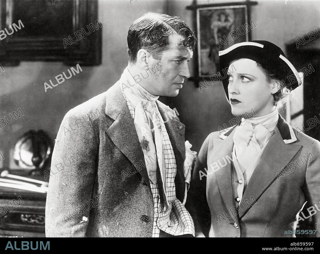 JEANETTE MACDONALD y MAURICE CHEVALIER en ÁMAME ESTA NOCHE, 1932 (LOVE ME TONIGHT), dirigida por ROUBEN MAMOULIAN. Copyright PARAMOUNT PICTURES.