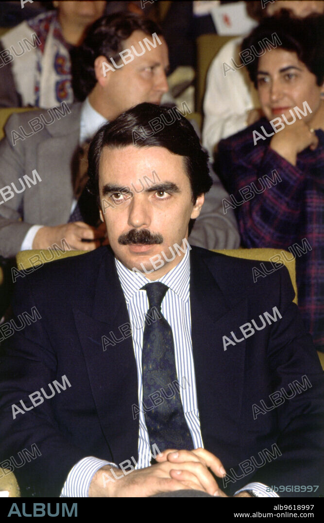 José María Aznar (1953 -) President of the government of Spain and Partido Popular politician, photo 1994.