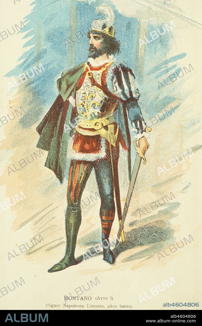 Montano. Othello Opera. Alfredo Edel Costumes.