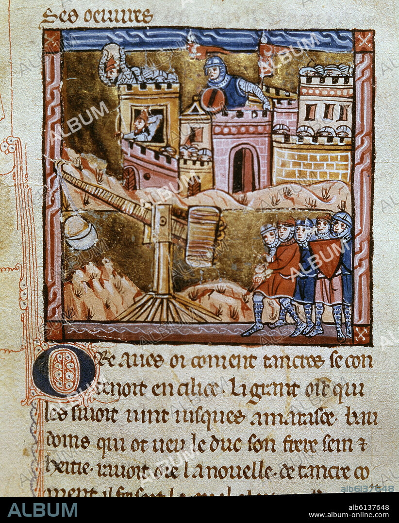 AUTOR LIBRE 01307. TOMA DE CONSTANTINOPLA-LAS CRUZADAS- MINIATURA MEDIEVAL.