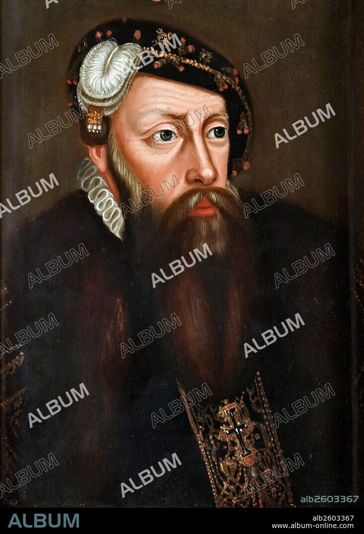 Gustav I, born Gustav Eriksson of the Vasa noble family and later known as Gustav Vasa (12 May 1496[1] – 29 September 1560), King of Sweden from 1523 until his death, portrait by Ulla (Ulrika Frederika) Pasch, 1735-1796 (Sweden).