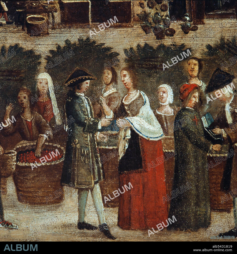 El Born, siglo XVIII. Museu d'Història de Barcelona.