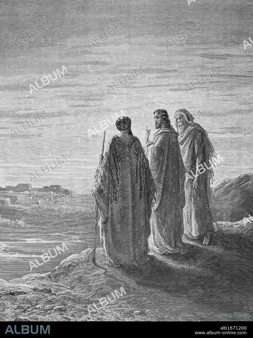 The Walk to Emmaus by Gustave Dore, 1832-1883.