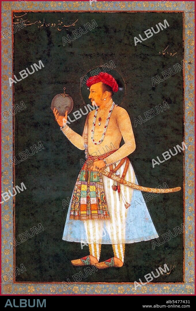 Jahangir (Hindi: ????????? ???? ??????? Urdu: ???? ??????? ????????Persian: ???????? ???? ???????) (full title: Al-Sultan al-'Azam wal Khaqan al-Mukarram, Khushru-i-Giti Panah, Abu'l-Fath Nur-ud-din Muhammad Jahangir Padshah Ghazi [Jannat-Makaani]) (20 September 1569 – 8 November 1627) was the ruler of the Mughal Empire from 1605 until his death in 1627. The name Jahangir is from Persian ???????,meaning 'World Conqueror'. Nur-ud-din or Nur al-Din is an Arabic name which means 'Light of the Faith'. Born as Prince Muhammad Salim, he was the third and eldest surviving son of Mogul Emperor Akbar. Akbar's twin sons, Hasan and Hussain, died in infancy. His mother was the Rajput Princess of Amber, Jodhabai (born Rajkumari Hira Kunwari, eldest daughter of Raja Bihar Mal or Bharmal, Raja of Amber, Rajasthan). Jahangir was a child of many prayers. It is said to be by the blessing of Shaikh Salim Chishti (one of the revered sages of his times) that Akbar's first surviving child, the future Jahangir, was born. The child was named Salim after the dervish and was affectionately addressed by Akbar as Sheikhu Baba. Jahangir was responsible for ending a century long struggle with the state of Mewar. The campaign against the Rajputs was pushed so extensively that the latter were made to submit and that too with a great loss of life and property. Jahangir died on the way back from Kashmir near Sarai Saadabad in 1627. His body was then transferred to Lahore to be buried in Shahdara Bagh, a suburb of Lahore, Punjab. He was succeeded by his third son, Prince Khurram who took the title of Shah Jahan. Jahangir's elegant mausoleum is located in the Shahdara locale of Lahore and is a popular tourist attraction in Lahore.