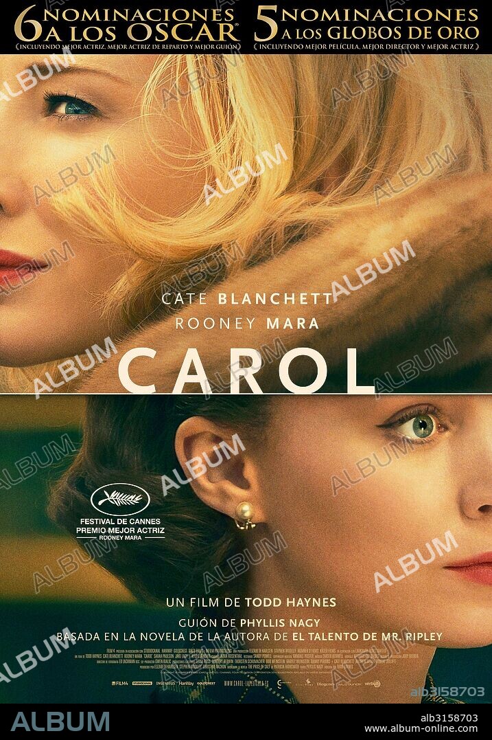 Poster of CAROL, 2015, directed by TODD HAYNES. Copyright NUMBER 9 FILMS/FILM4/KILLER FILMS.