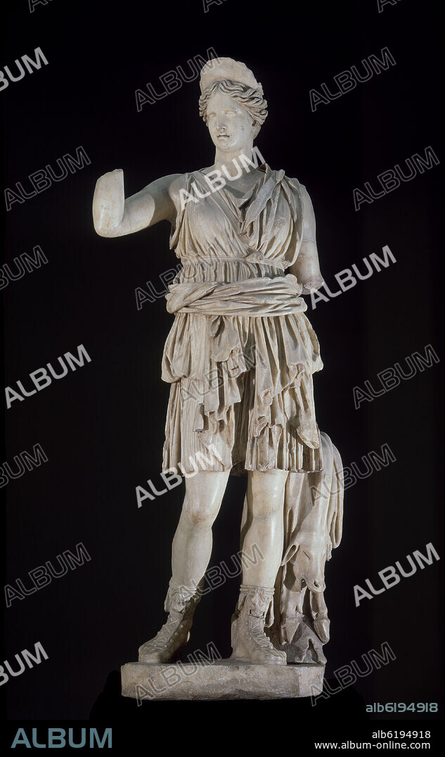 DIANA PROCEDENTE DE ITALICA - SIGLO II AC - ARTE ROMANO.