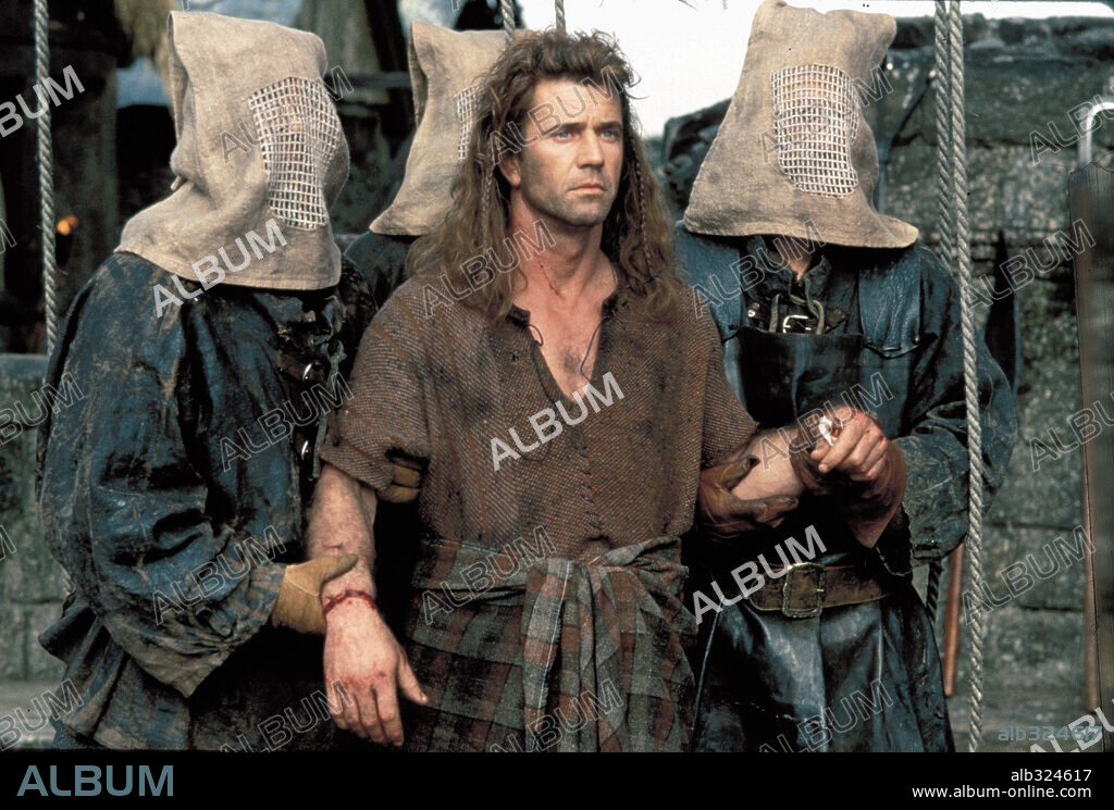 MEL GIBSON in BRAVEHEART, 1995, directed by MEL GIBSON. Copyright 20TH CENTURY FOX / COOPER, ANDREW.