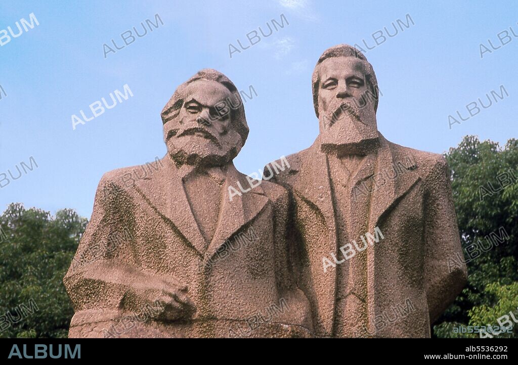 Karl Heinrich Marx (Berlin, 5 May 1818 – 14 March 1883) was a German philosopher, economist, sociologist, historian, journalist, and revolutionary socialist. His ideas played a significant role in the establishment of the social sciences and the development of the socialist movement. He is also considered one of the greatest economists in history. He published numerous books during his lifetime, the most notable being 'The Communist Manifesto' (1848) and Capital (1867 –1894). He worked closely with his friend and fellow revolutionary socialist, Friedrich Engels. Friedrich Engels (28 November 1820 – 5 August 1895) was a German social scientist, author, political theorist, philosopher, and father of Marxist theory, alongside Karl Marx. In 1845 he published The Condition of the Working Class in England, based on personal observations and research. In 1848 he co-authored The Communist Manifesto with Karl Marx, and later he supported Marx financially to do research and write Das Kapital. After Marx's death Engels edited the second and third volumes. Shanghai began life as a fishing village, and later as a port receiving goods carried down the Yangzi River. From 1842 onwards, in the aftermath of the first Opium War, the British opened a ‘concession’ in Shanghai where drug dealers and other traders could operate undisturbed. French, Italians, Germans, Americans and Japanese all followed. By the 1920s and 1930s, Shanghai was a boom town and an international byword for dissipation. When the Communists won power in 1949, they transformed Shanghai into a model of the Revolution.