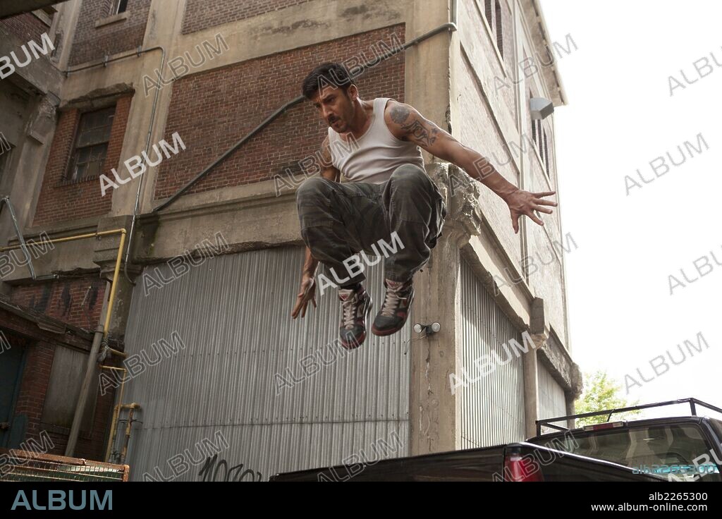 DAVID BELLE dans BRICK MANSIONS, 2014, réalisé par CAMILLE DELAMARRE. Copyright Brick Mansions Productions Inc / EuropaCorp.