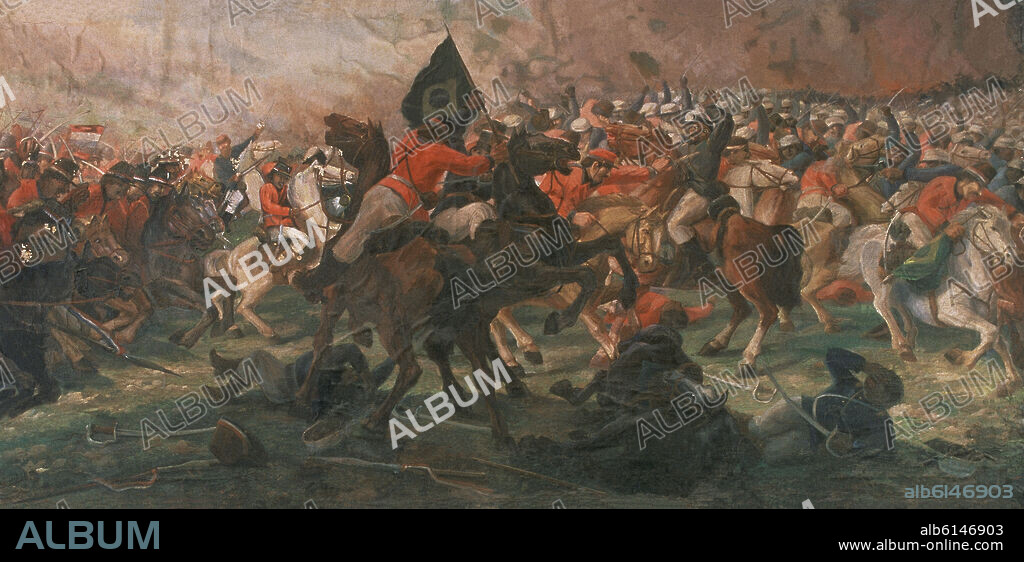 ALBORNOZ PABLO. BATALLA DE TUYUTI EL 24 DE MAYO DE 1866 - UNA DE LAS MAS IMPORTANTES BATALLAS DE LA GUERRA DE LA TRIPLE ALIANZA OCURRIDA ENTRE 1864 Y 1870.