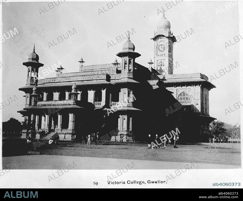 DEEN DAYAL & SONS. Photograph of Victoria College, Gwalior. Curzon Collection: 'The Lord Curzon's first tour in India, 1899'. 1899. Source: Photo 430/18/(33e).