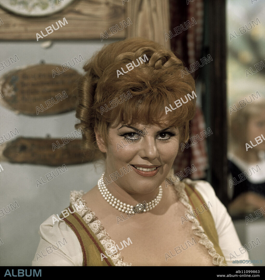 The Austrian actress TILLA HOHENFELS, 70s.